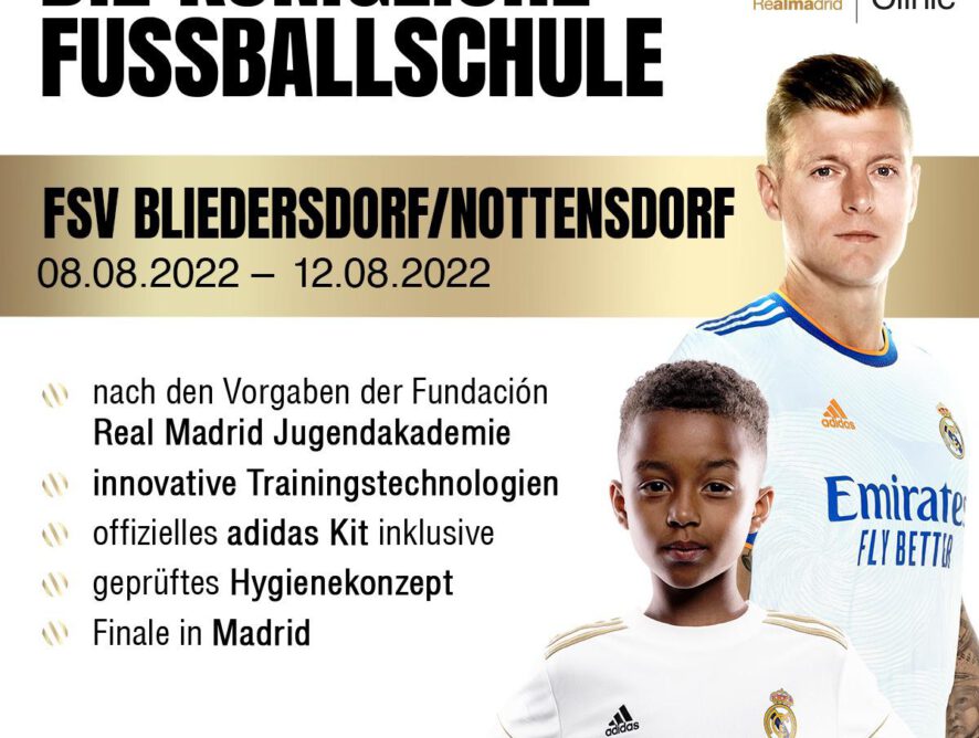 Königliche Fussballschule! Vamos 2022!