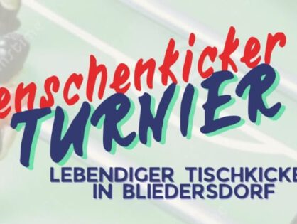Menschenkicker-Turnier in Bliedersdorf – seid dabei!